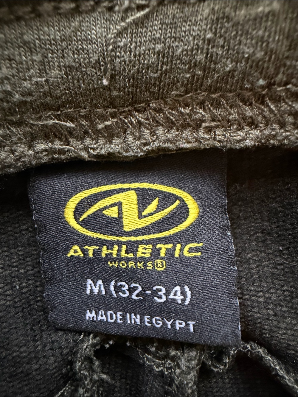 Athletic Works Dark Olive Green Sweatpants with Drawstring - Picture 2 of 5